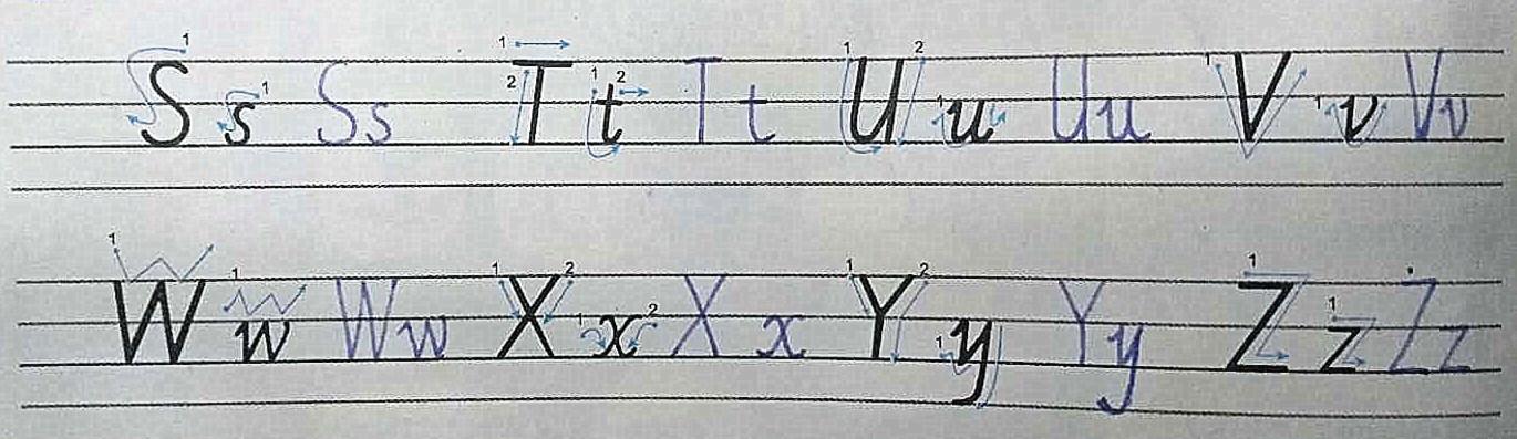 26英文字母表的顺序 26个英文字母大小写