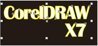 CorelDRAW 软件中如何给字添加描边？