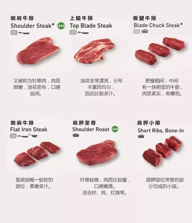 牛排肉是哪个部位的肉，那个部位的最好吃？