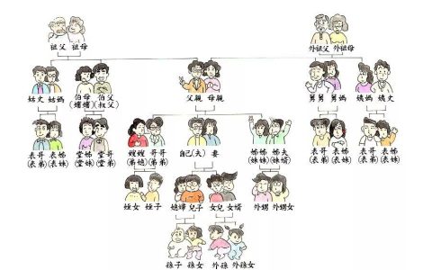 亲戚称呼有哪些?最全亲戚称呼一览表