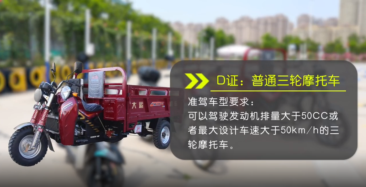 d驾照可以开什么车型，D驾驶证怎样考取？