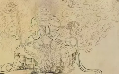 送子天王图的作者是谁（送子天王图谁的作品）