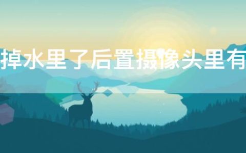手机摄像头进水怎么去水雾?手机摄像头有水雾怎么办