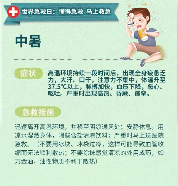 世界急救日，应急救护科普知识