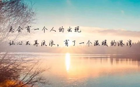 适合所有情绪的句子