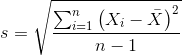 样本标准差怎么算？如何计算标准差