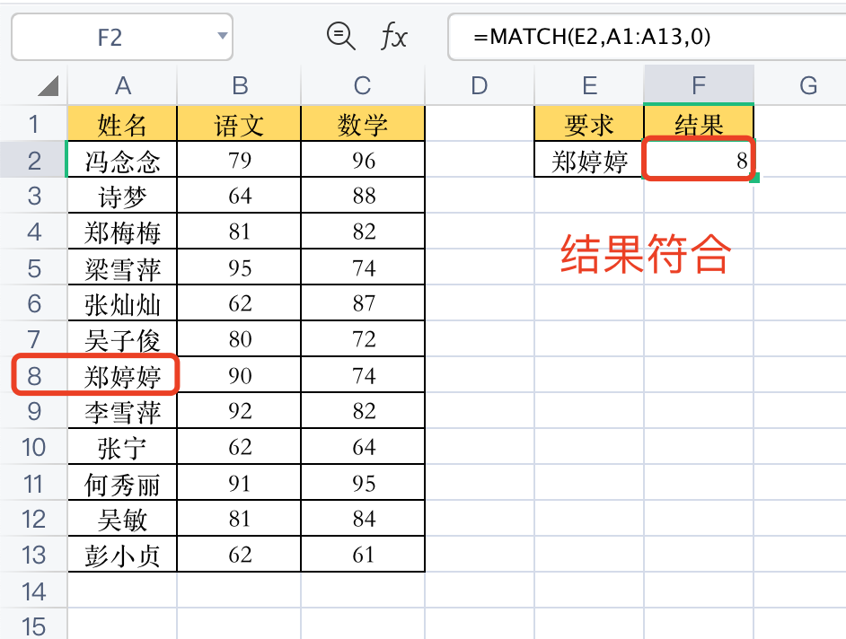 match函数怎么用？如何使用MATCH函数