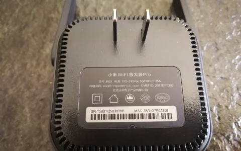 小米wifi放大器pro黄灯一直闪烁怎么办？