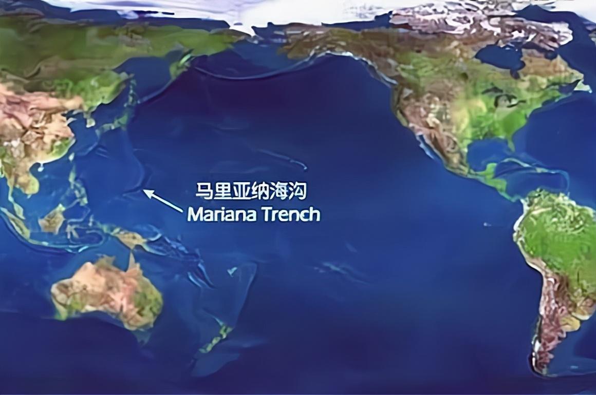 马里亚纳海沟在地图上的位置（马里亚纳海沟位于哪里地图）