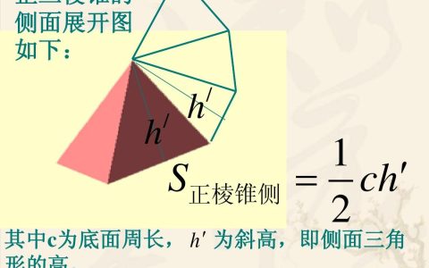 正棱锥的侧面积（正棱锥的侧面积公式）