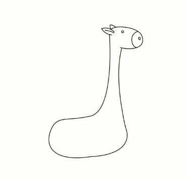 画长颈鹿最简单的画法（长颈鹿怎么画好看又简单）