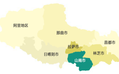 西藏山南海拔多少米？山南在哪里