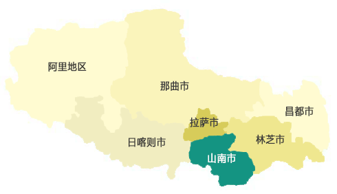 西藏山南海拔多少米？山南在哪里