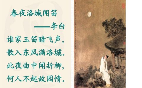春夜洛城闻笛的主旨（春夜洛城闻笛原文）