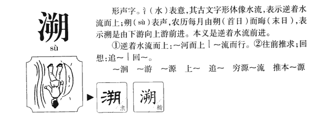 沿溯阻绝的溯什么意思？