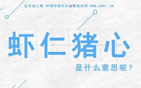 虾仁猪心是什么意思？