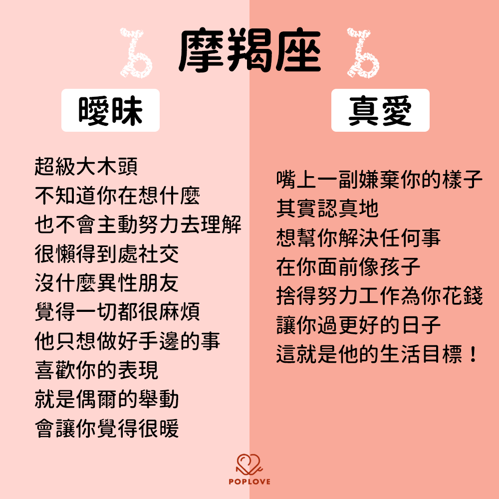 摩羯女暧昧和真心区分（摩羯座暧昧和真爱区别）