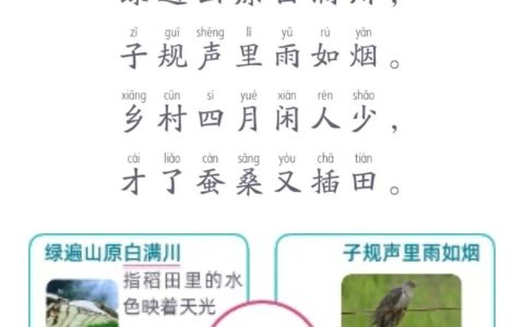 乡村四月的意思（乡村四月的作者是谁）