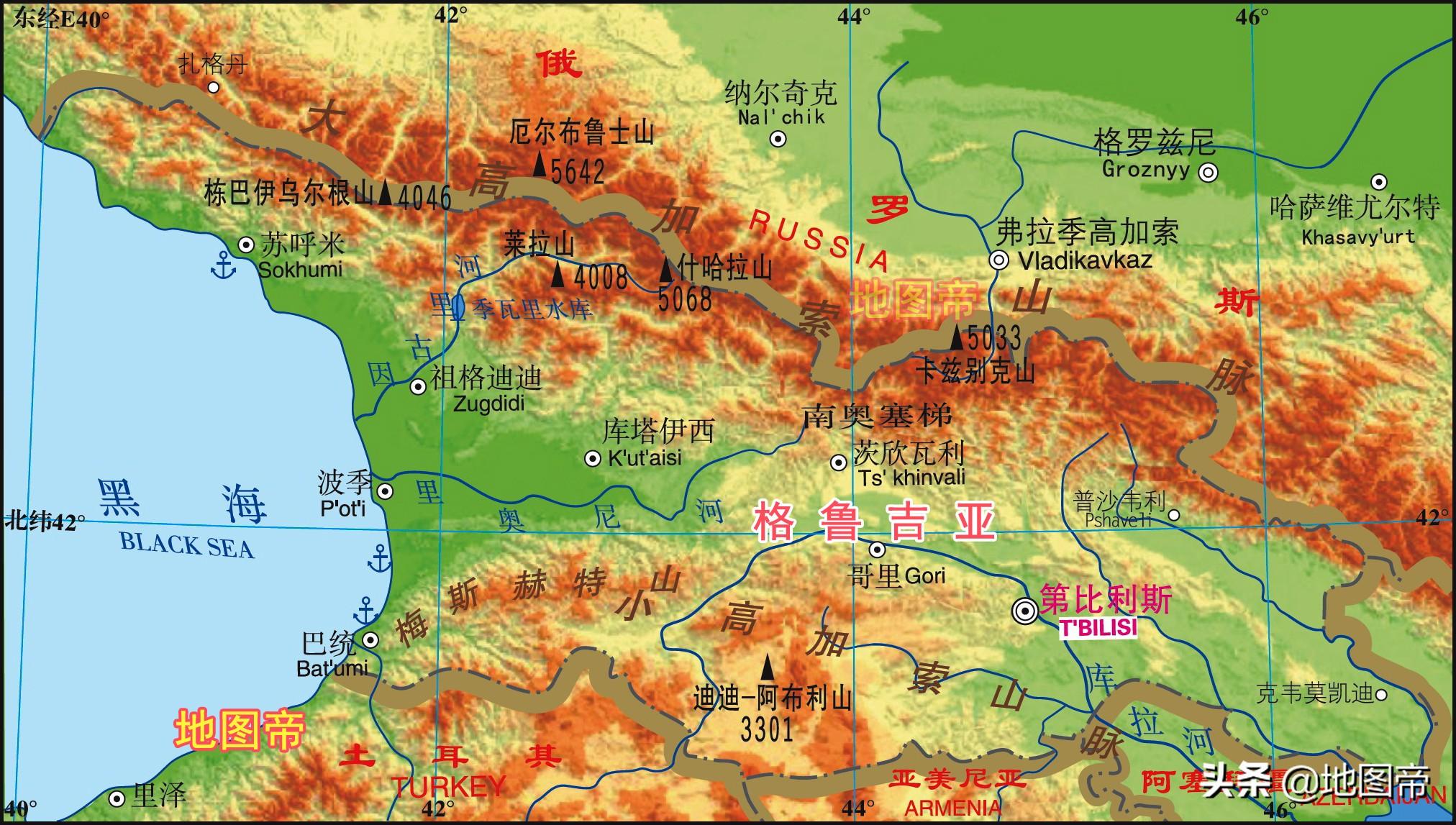 高加索是哪个国家，高加索山脉有什么好？