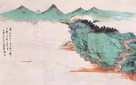 江流天地外山色有无中是什么意思（江流山色出自于王维的哪一首诗）