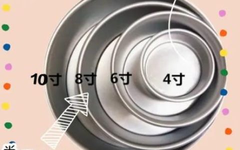 20寸蛋糕多大？蛋糕尺寸对照表