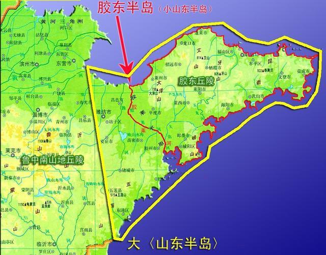 山东半岛是指哪里（山东的半岛是什么半岛）