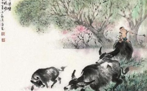 牧童归去横牛背短笛无腔信口吹的意思（牧童归去横牛背是什么梗）