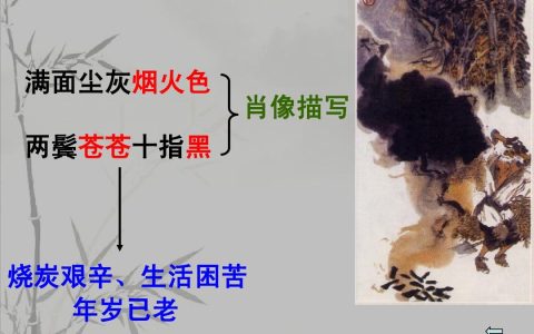 两鬓苍苍十指黑的上一句是什么