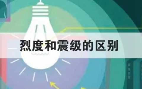 烈度和震级的区别是什么？