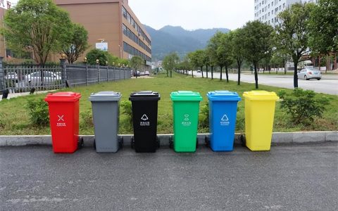 垃圾桶的颜色，垃圾桶的分类四种颜色代表什么？