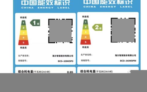 冰箱的能效？冰箱2级能效和1级能效区别
