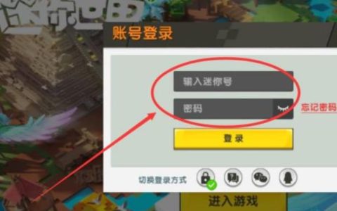 迷你世界验证码怎么填？迷你世界验证码填写步骤