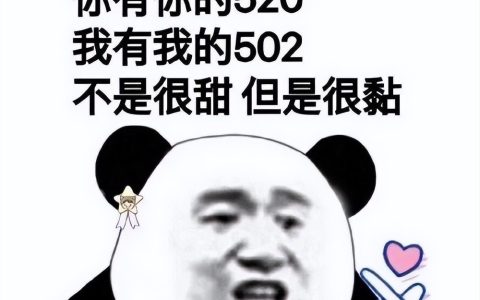 520沙雕文案（520简短走心文案）