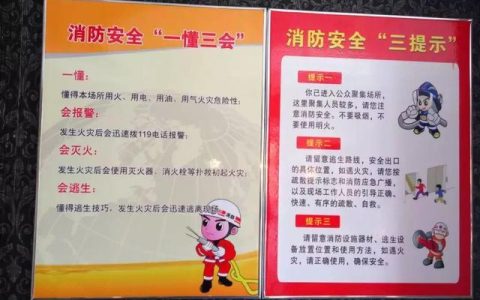 消防一懂三会四个能力具体内容(消防基本常识)