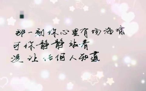 爱情失而复得唯美的经典句子(情侣重归于好的文案)