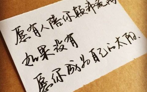对弟弟的暖心留言短句励志（对弟弟的暖心话）