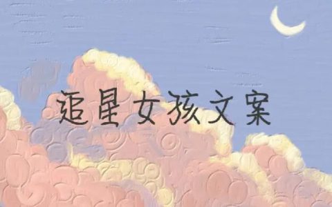 追星女孩必备语录短句,适合追星女孩的文案?